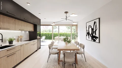 New apartment in Vessy with garden and rooftop(THPE)