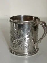 Rare American sterling silver mug