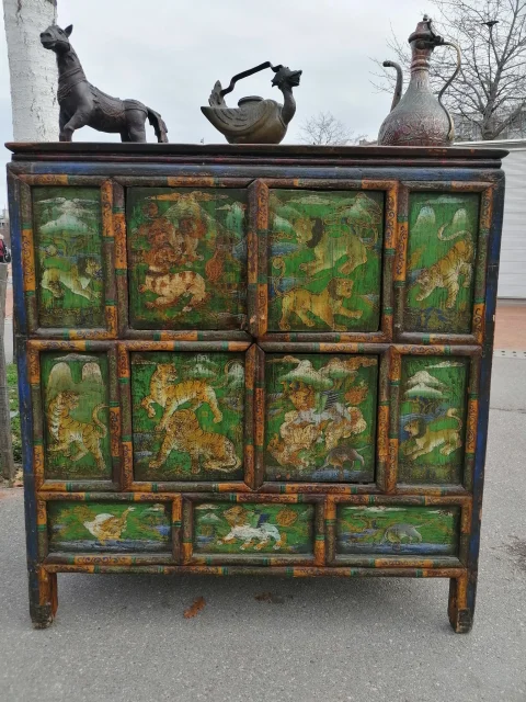 Rare Tibetan sideboard