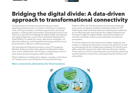 Bridging the digital divide: A data-driven approach to transformational connectivity